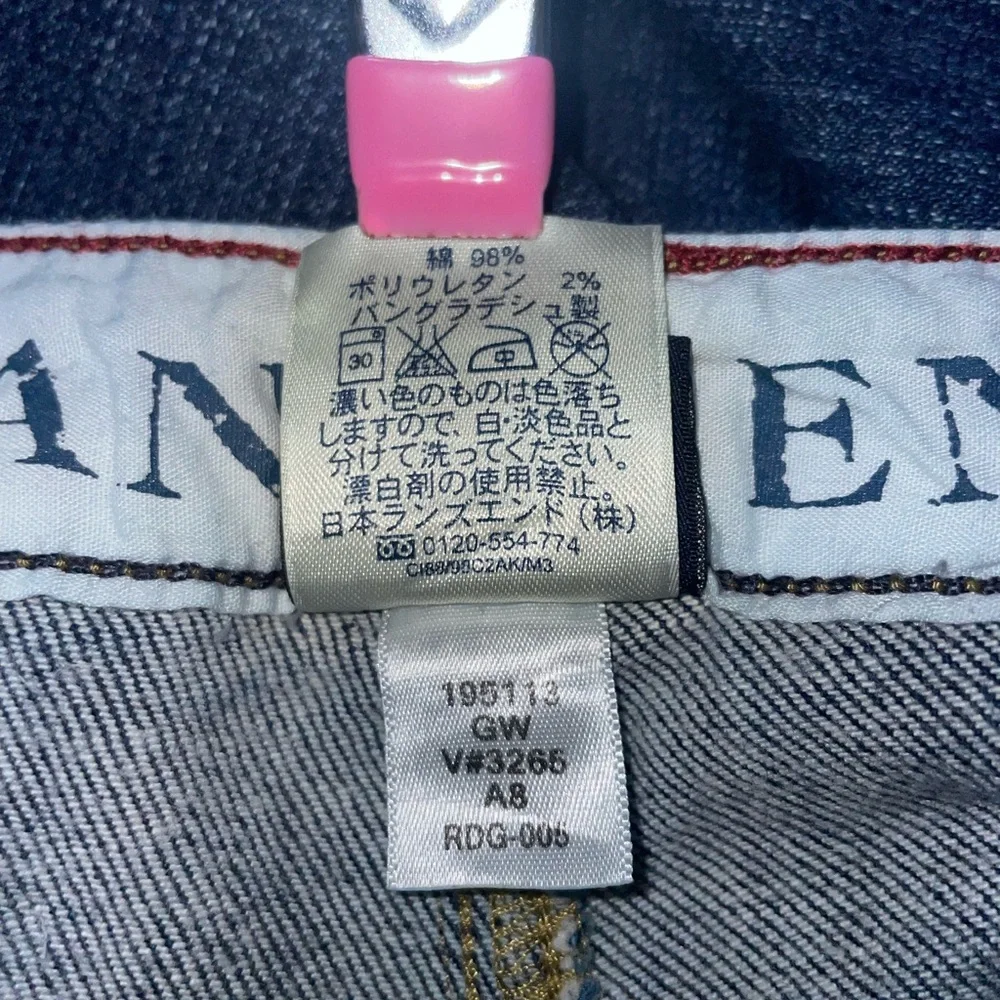 Lands’ End Original Fit Classic Waist Boot Cut Jeans - Picture 6 of 10